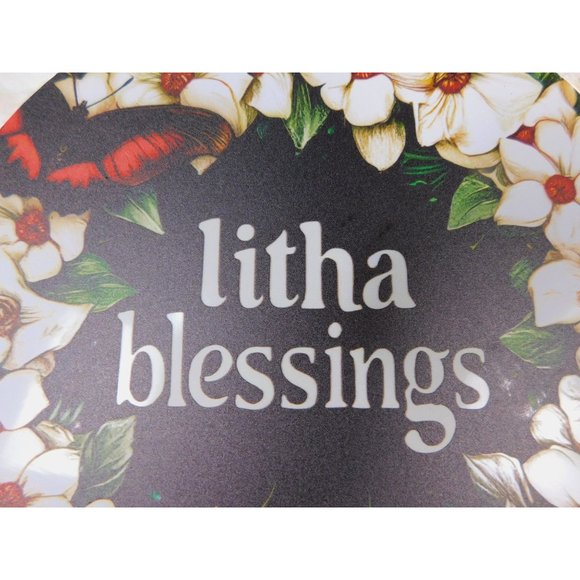 Litha Blessings Metal Tin Sign 8x8 Pagan Summer Solstice Decor - Picture 5 of 11